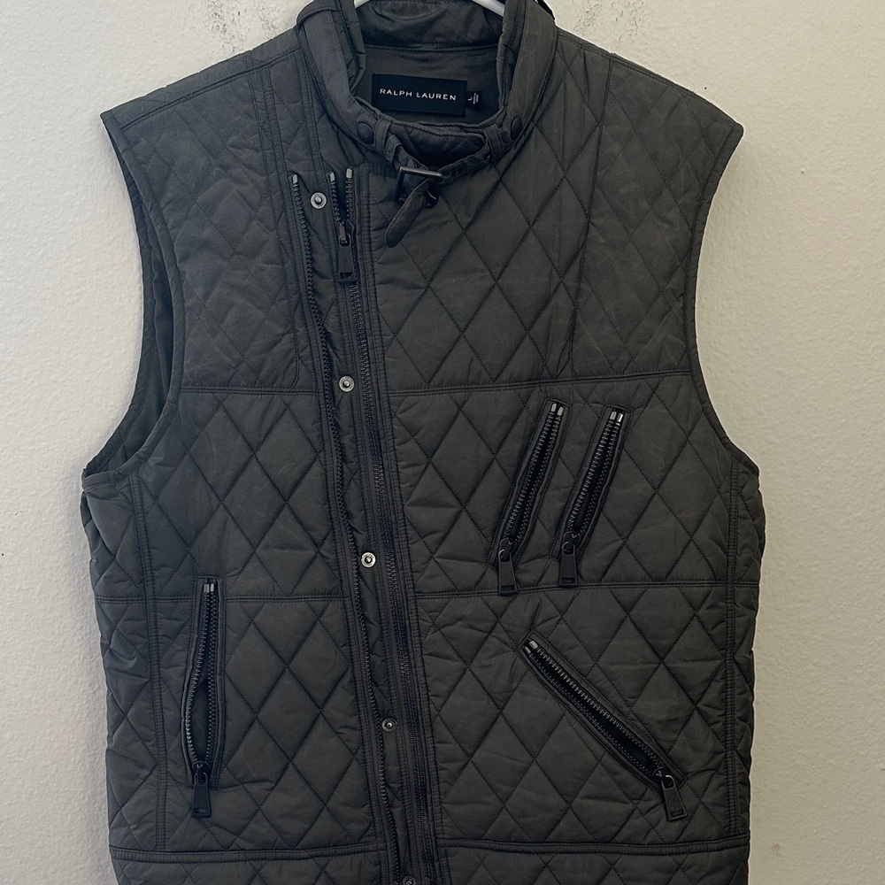 Ralph Lauren Men's  black label Quilted Vest - Black